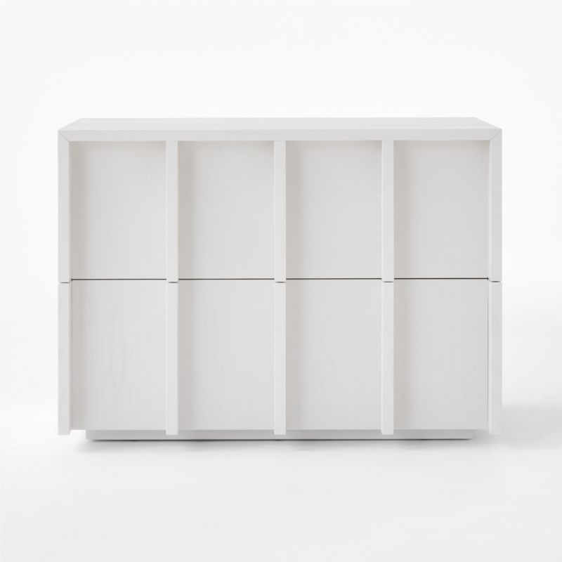 Banyan 2-Drawer White Wood Nightstand - image 3 of 9