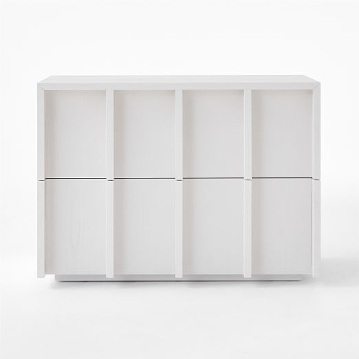 Banyan 2-Drawer White Wood Nightstand