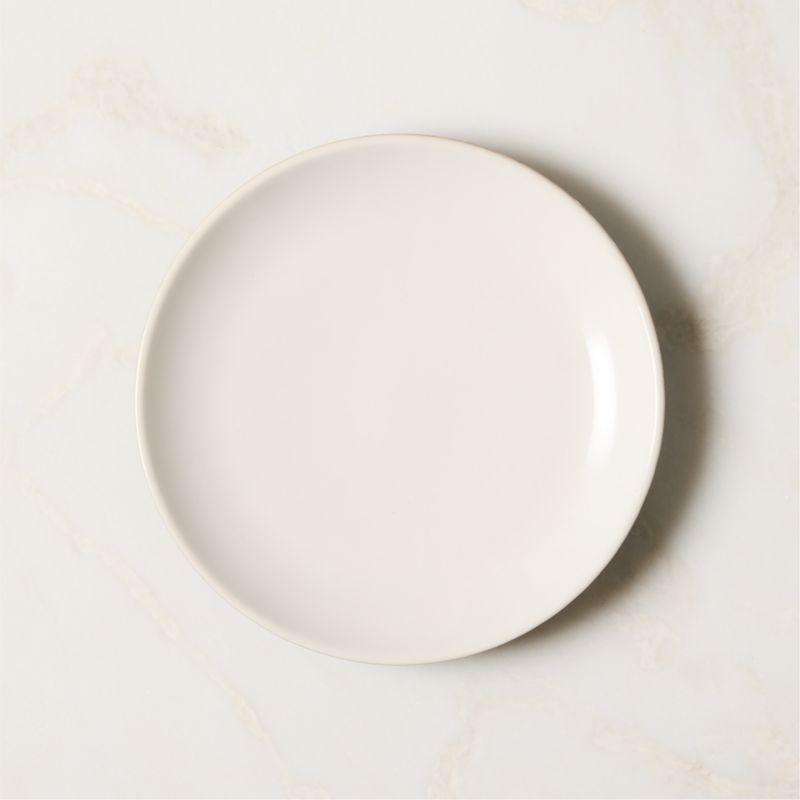 View Barchan Black and Warm White Stoneware Salad Plate by Kravitz Design details