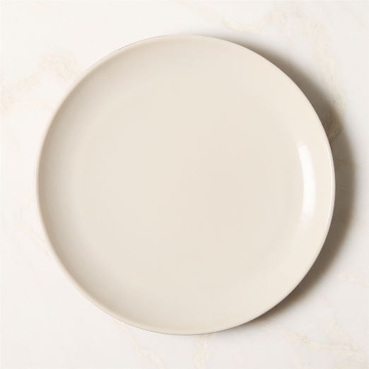 Barchan Brown and Warm White Stoneware Dinner Plate by Kravitz Design