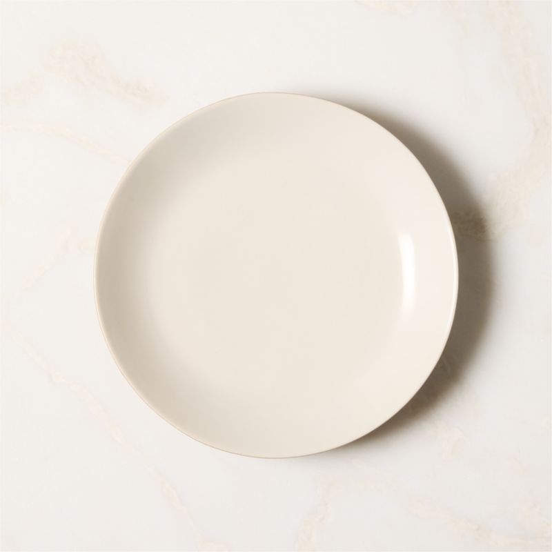 View Barchan Brown and Warm White Stoneware Salad Plate by Kravitz Design details