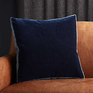 navy blue toss pillows