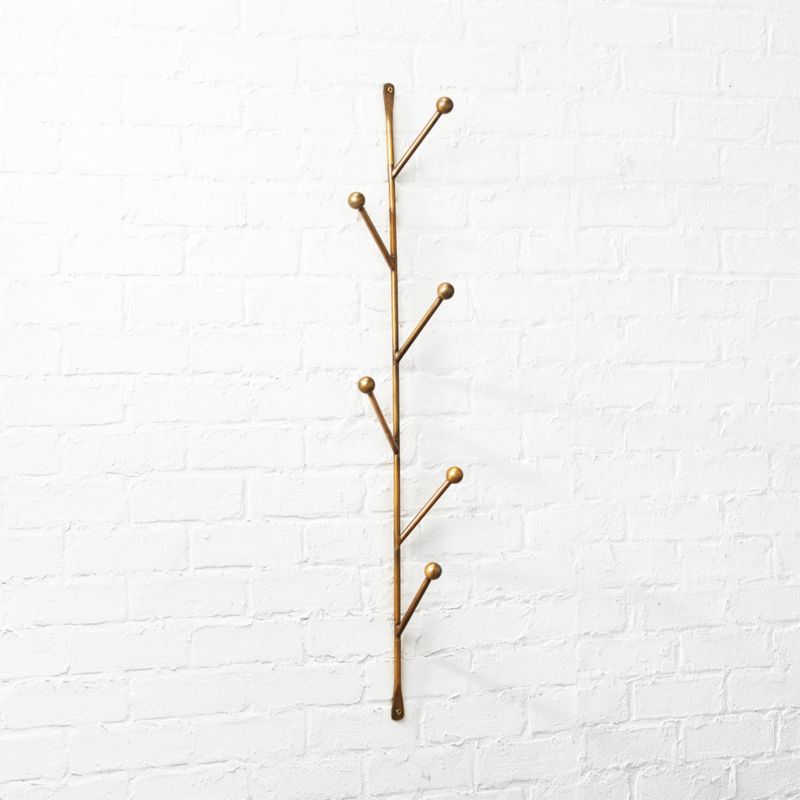 wall mounted coat rack tree