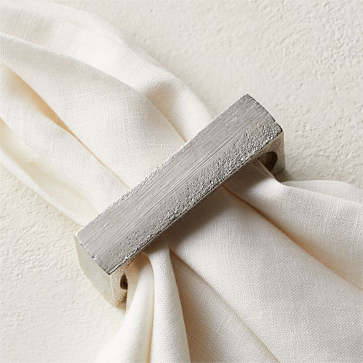 Barre Silver Napkin Ring