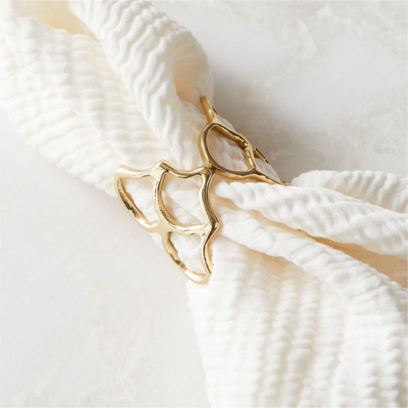 View Basal Polished Brass Napkin Ring details