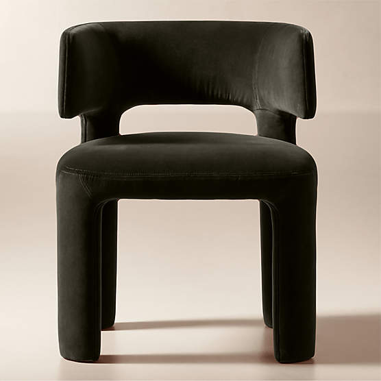 Basel Mink Velvet Dining Armchair Set of 4