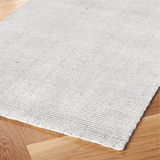 Bass Handloomed Grey Runner Rug 2.5'x12'