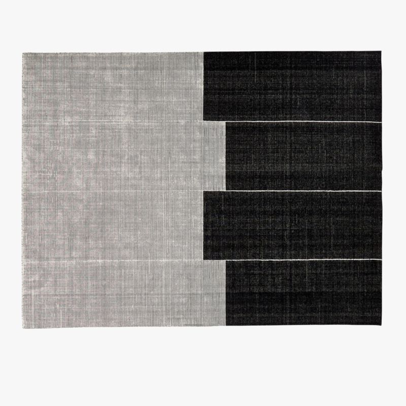 Bass Handloomed Black Area Rug 9'x12' - image 0 of 4