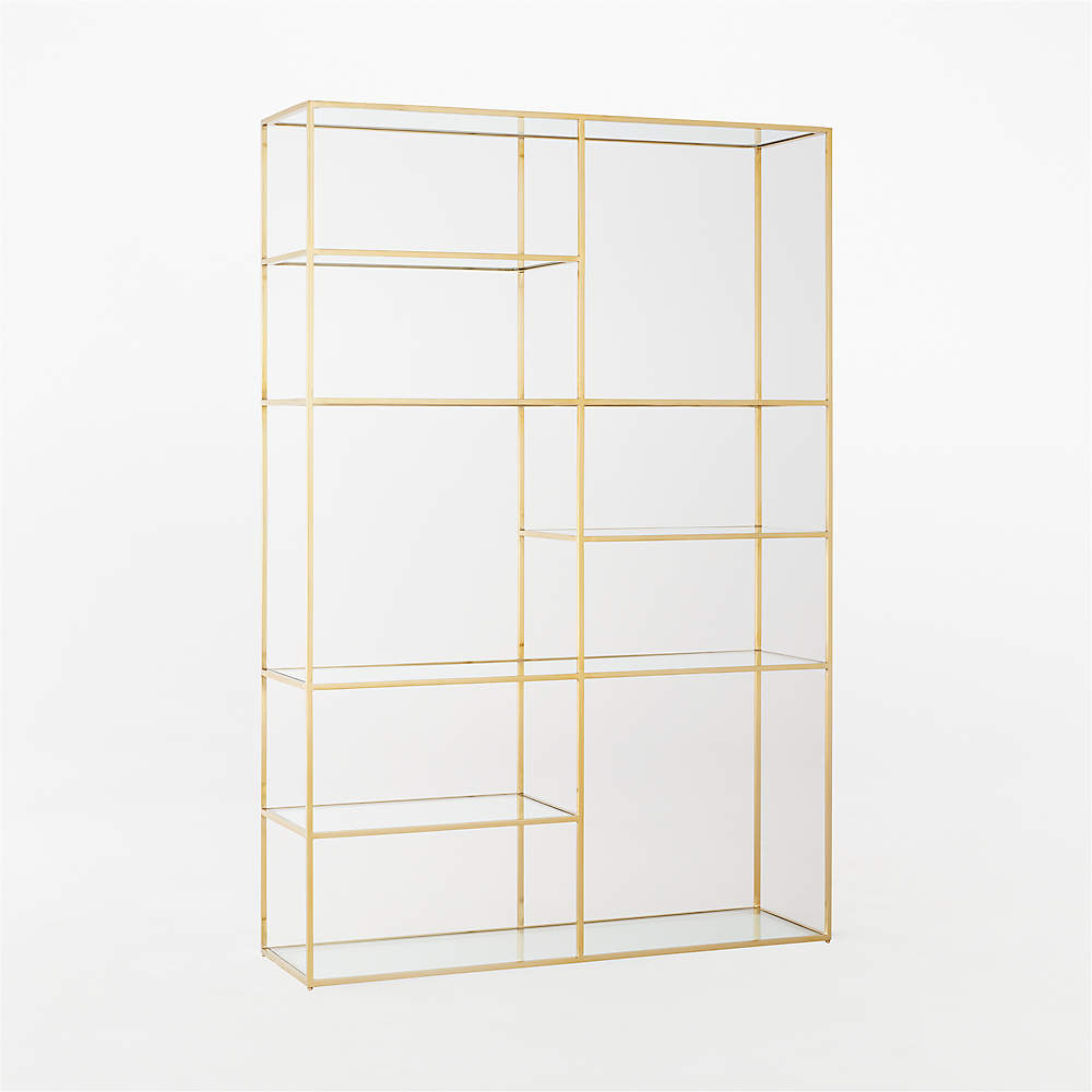 Bamboo brass etagere – ilbronzetto