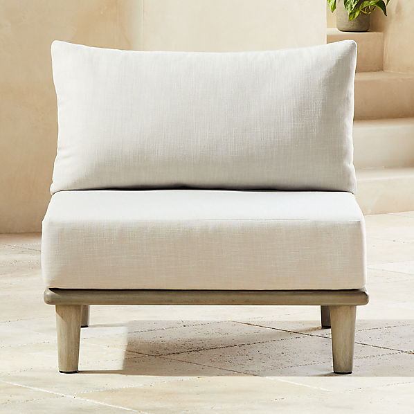 Baixa Wood Outdoor Armless Chair Cb2 - Crate And Barrel Armless Chair Baixa Wood Outdoor Armless Chair Cb2 - Crate And Barrel Armless Chair