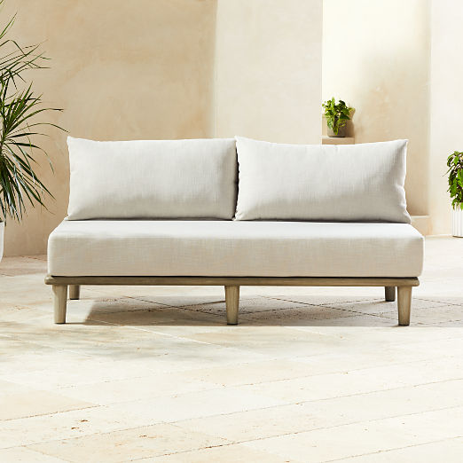 Baixa Wood Outdoor Loveseat Cover