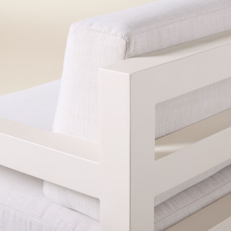 Bay 2-Piece Ivory Aluminum Left-Arm Chaise Outdoor Sectional Sofa with Ivory Cushions - image 5 of 8