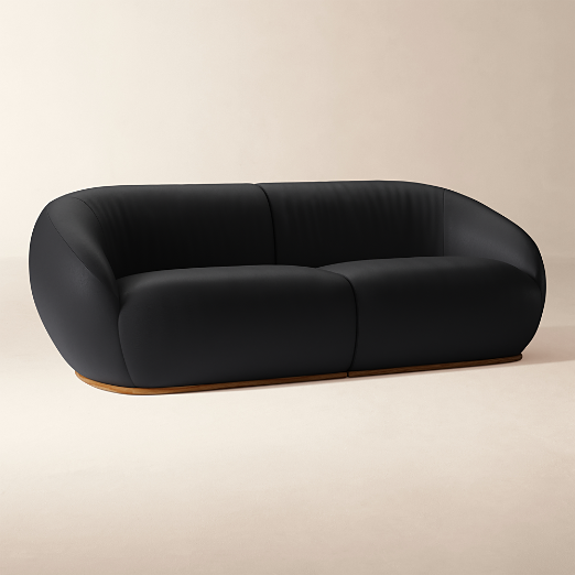 Baza 2-Piece Leather Sectional Sofa by Casa Dean by Swizz Beatz