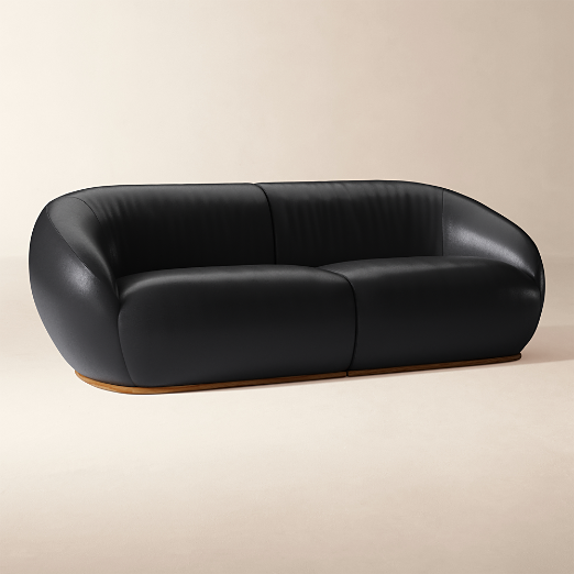 Baza 2-Piece Leather Sectional Sofa by Casa Dean by Swizz Beatz