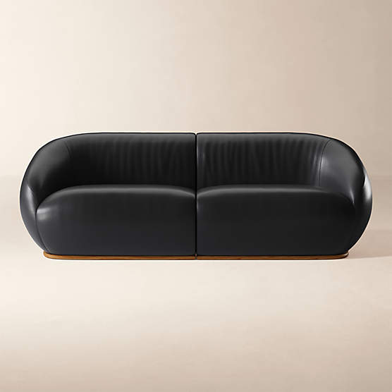 Baza 2-Piece Leather Sectional Sofa by Casa Dean by Swizz Beatz