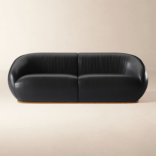 Baza 2-Piece Leather Sectional Sofa by Casa Dean by Swizz Beatz