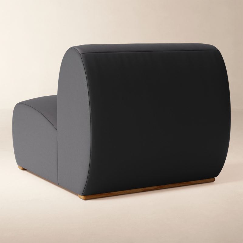 Baza Leather Armless Chair by Casa Dean by Swizz Beatz - image 4 of 5