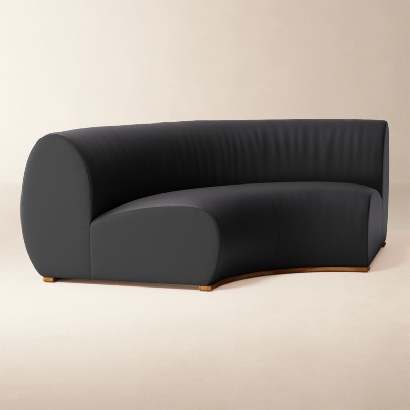 View Baza Leather Corner Chair by Casa Dean by Swizz Beatz - image 3 of 5