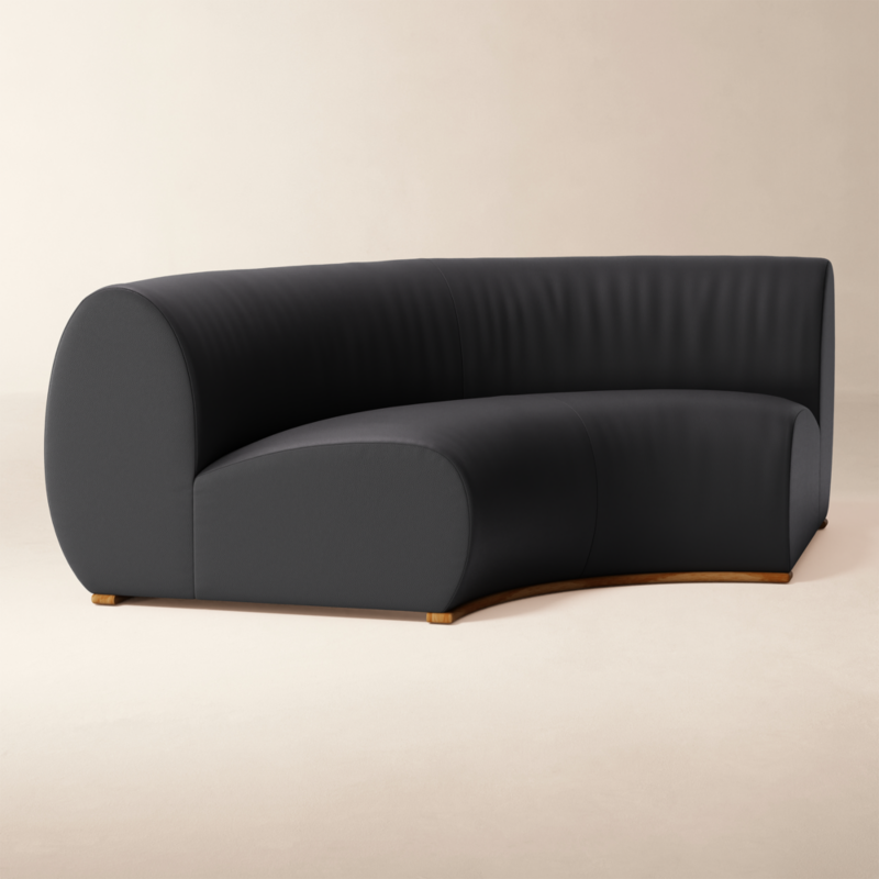 Baza Leather Corner Chair by Casa Dean by Swizz Beatz - image 2 of 5