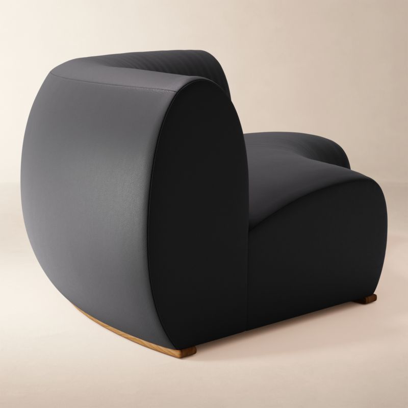 View Baza Leather Corner Chair by Casa Dean by Swizz Beatz - image 4 of 5