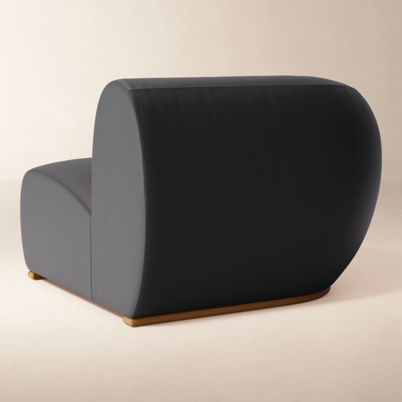 View Baza Leather Left Arm Chair by Casa Dean by Swizz Beatz - image 5 of 5