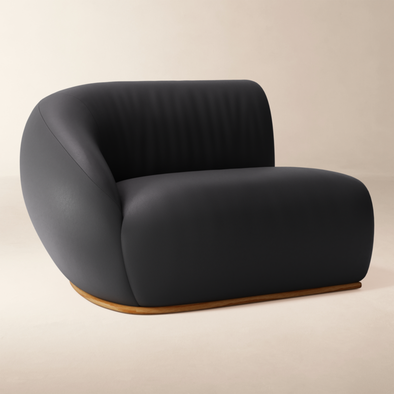 Baza Leather Left Arm Chair by Casa Dean by Swizz Beatz - image 2 of 5