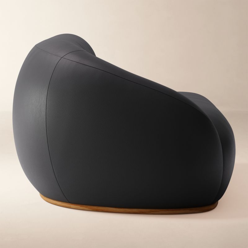 View Baza Leather Left Arm Chair by Casa Dean by Swizz Beatz - image 4 of 5