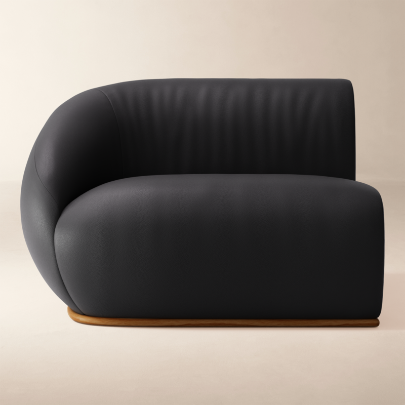 Baza Leather Left Arm Chair by Casa Dean by Swizz Beatz - image 0 of 5