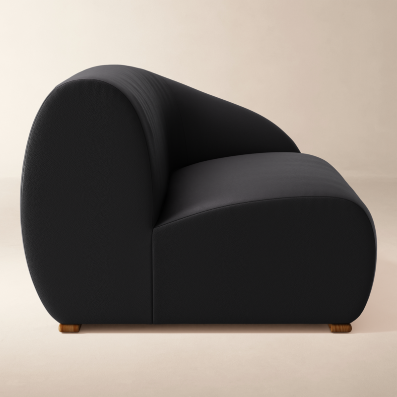 Baza Leather Right Arm Chair by Casa Dean by Swizz Beatz - image 3 of 5