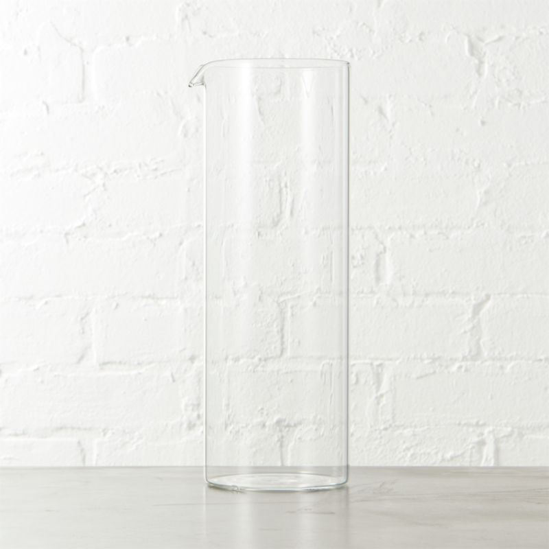 Beaker Large Glass Pitcher + Reviews CB2