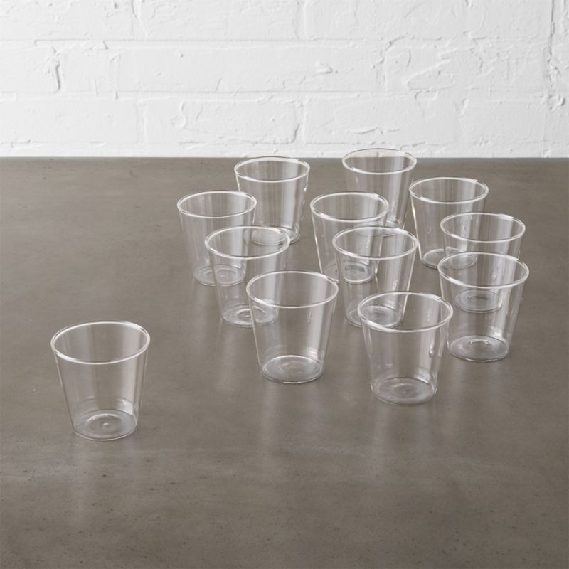 Clear Candle Holders Cb2 Set Of 12 Beaker Glass Tea Light Candle Holders