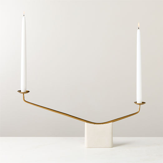 Beck Sandstone Taper Candle Holder
