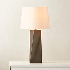 Polar White Cement Table Lamp by Kara Mann + Reviews