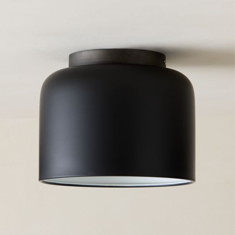 Bell Black Flush Mount Light - image 3 of 6