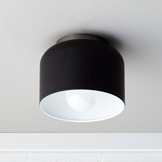 Bell Black Flush Mount Light