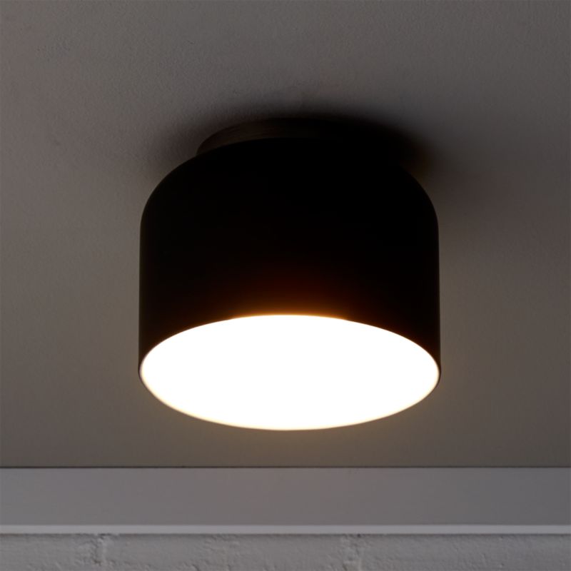 View Bell Black Flush Mount Light details