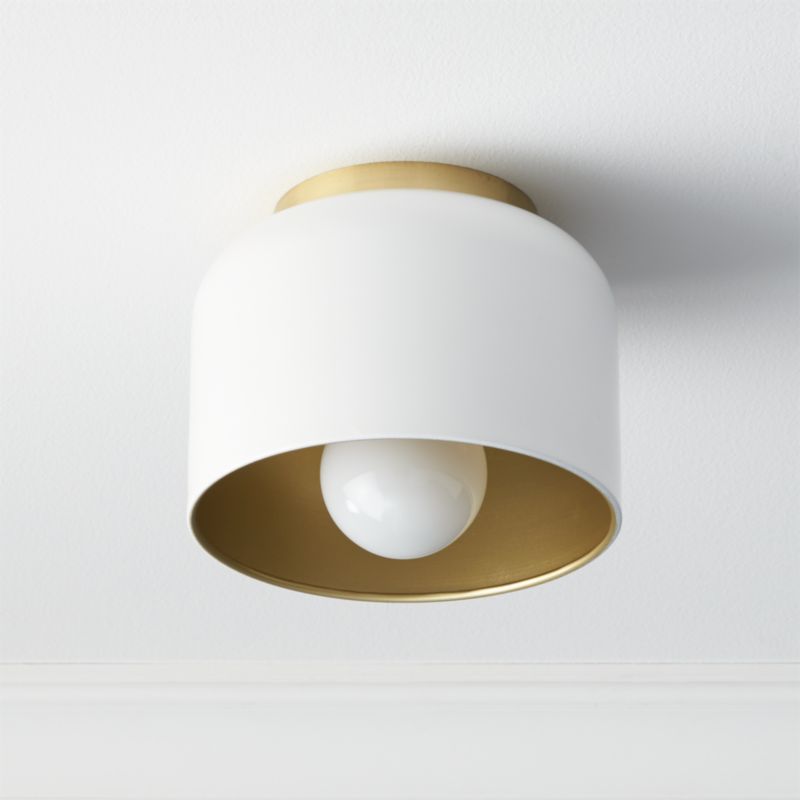 white ceiling light fixture