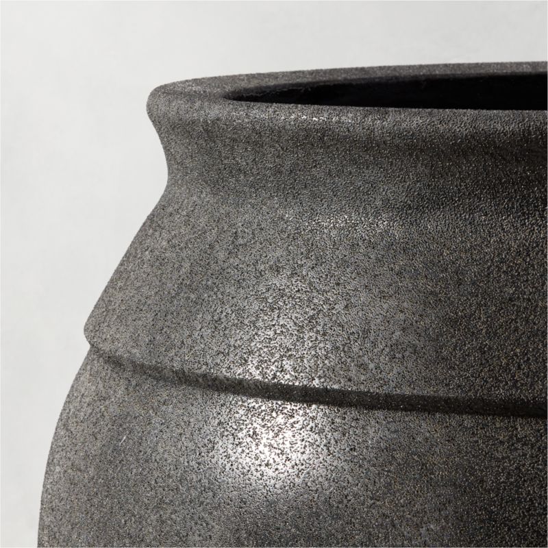 Belly Charcoal Grey Stone Outdoor Planter XXL - image 3 of 9