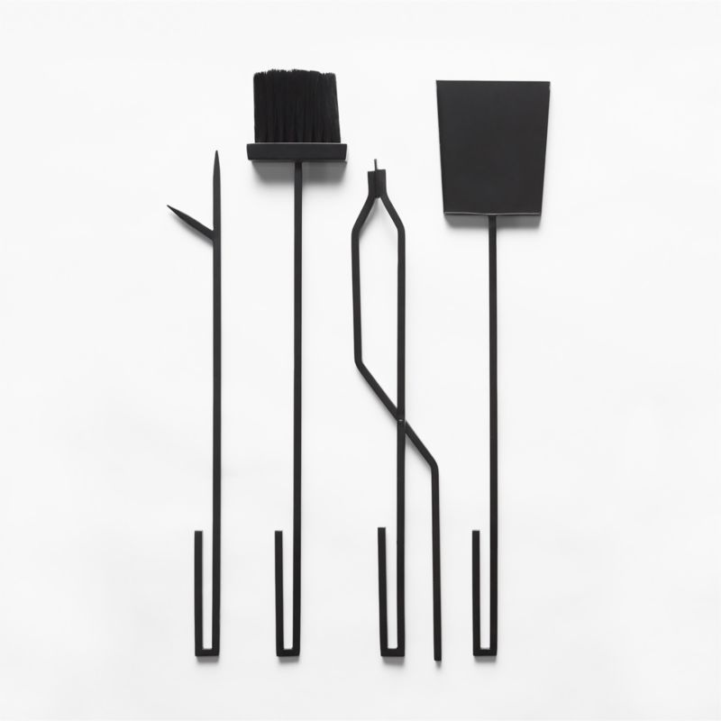 Bend 4-Piece Black Fireplace Tool Set - image 2 of 3