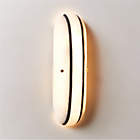 Roxane White Marble Wall Sconce by goop
