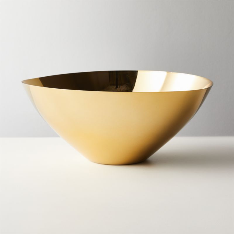 Bennett Gold Serving Bowl - image 0 of 4