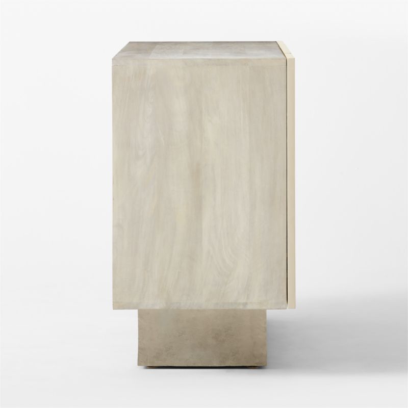 Benoit 59" Enameled White Wood Credenza - image 8 of 11