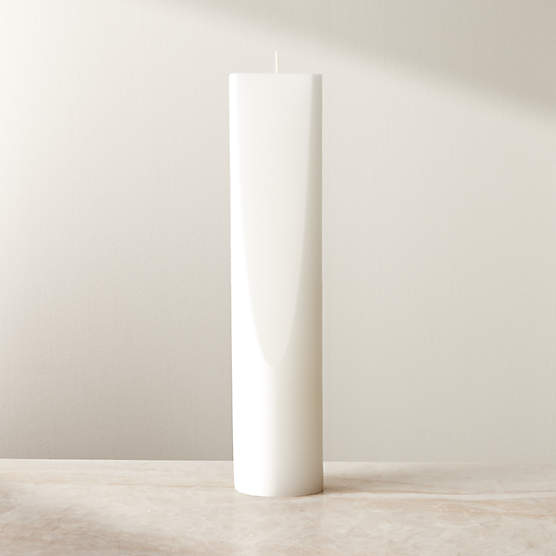 White Pillar Candle 4x6 + Reviews CB2 Canada