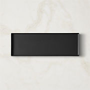 Bento Rectangular Matte Black Serving Platter