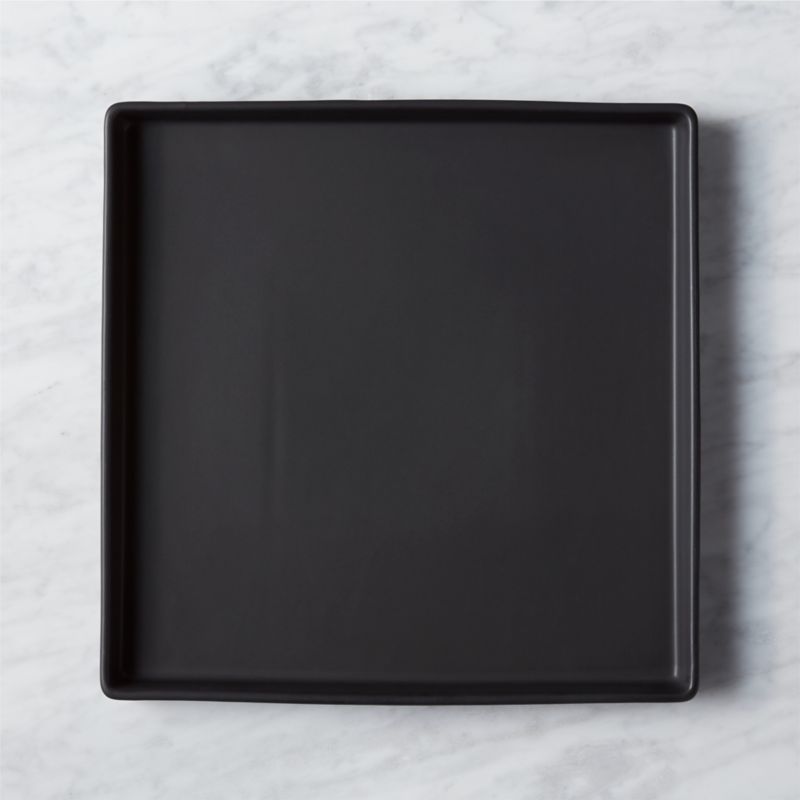 Viewing product image Bento Square Matte Black Serving Platter - image 1 of 3