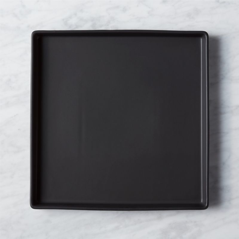 View Bento Square Matte Black Serving Platter details
