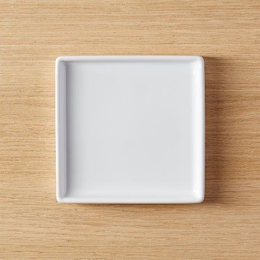 Bento Square White Appetizer Plate