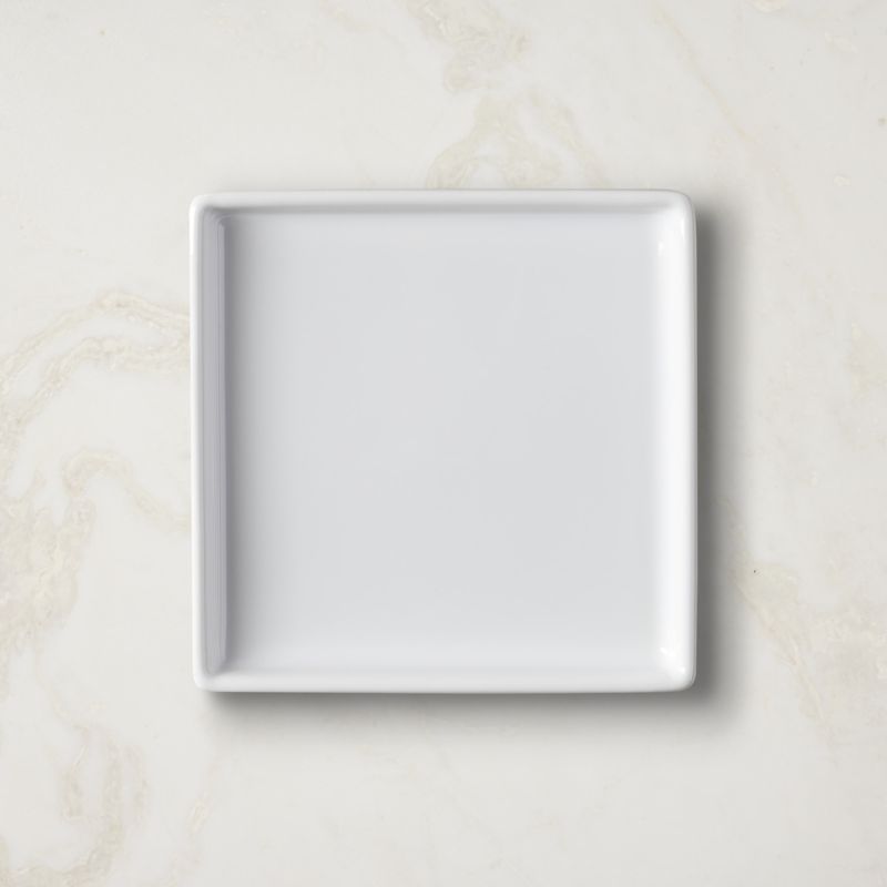 View Bento Square White Appetizer Plate details