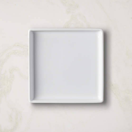 Bento Square White Appetizer Plate