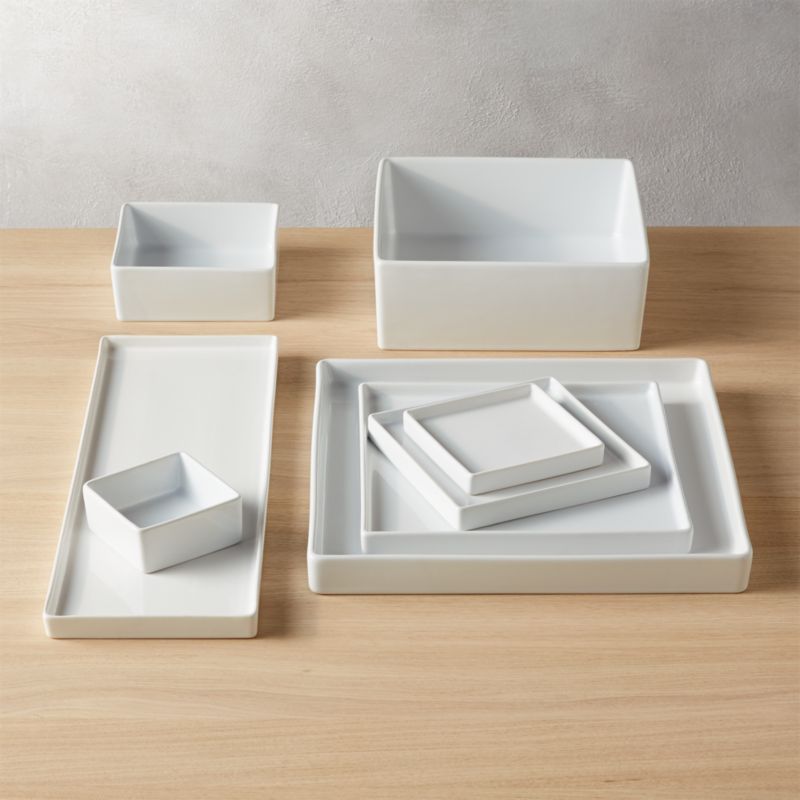 Bento Square White Mini Bowls - image 1 of 3